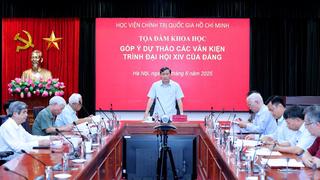 Tâm huyết, trách nhiệm đóng góp ý kiến vào dự thảo văn kiện Đại hội XIV của Đảng