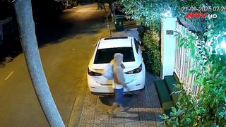 Bắt đối tượng đập cửa kính xe ô tô trộm tài sản 