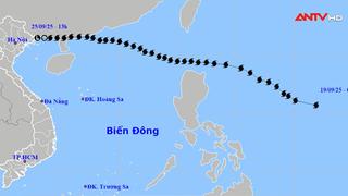 Áp thấp nhiệt đới suy yếu thành vùng áp thấp