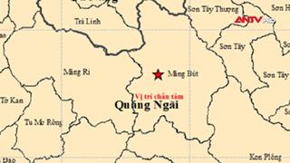 Động đất liên tiếp xảy ra tại Quảng Ngãi