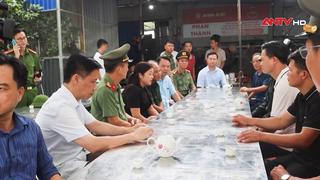 Thăm hỏi gia đình người tử vong khi cứu 3 cháu nhỏ đuối nước
