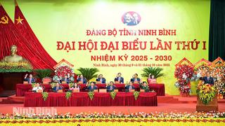 Đại hội đại biểu Đảng bộ tỉnh Ninh Bình lần thứ I, nhiệm kỳ 2025 - 2030