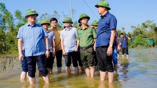 Chỉ đạo khắc phục hậu quả bão số 10 ở Nghệ An