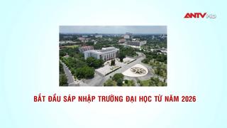 Bắt đầu sáp nhập trường đại học từ năm 2026