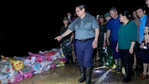 Sẵn sàng phương án di dời dân vùng ngập lụt ở ngoại thành Hà Nội Sẵn sàng phương án di dời dân vùng ngập lụt ở ngoại thành Hà Nội