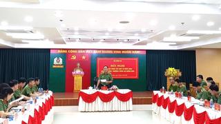 Thứ trường Trần Quốc Tỏ dự giao ban quý III các học viện, trường CAND