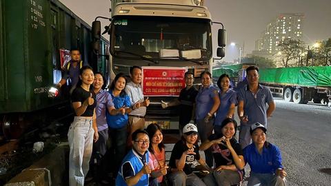 Ngành đường sắt miễn phí chở hàng cứu trợ đồng bào thiên tai
