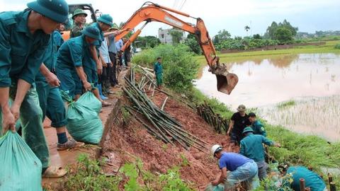 Bắc Ninh giữ vững đê điều trong thiên tai kép