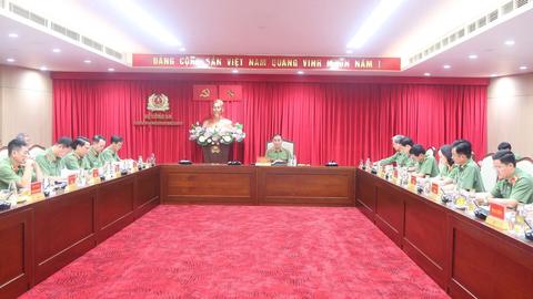 Tiếp tục nâng cao chất lượng tham mưu về công tác xây dựng Đảng, xây dựng lực lượng CAND