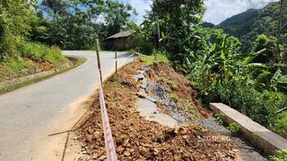 Hàng chục điểm sạt lở trên QL3 từ Thái Nguyên đến Cao Bằng