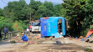 Điều tra nguyên nhân vụ tai nạn xe khách nghiêm trọng tại Lào Cai