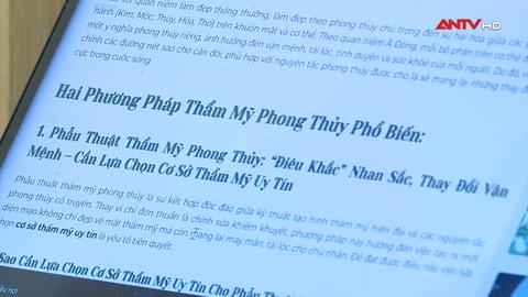 Thẩm mỹ phong thủy, đổi vận hay trục lợi từ sự cả tin? 