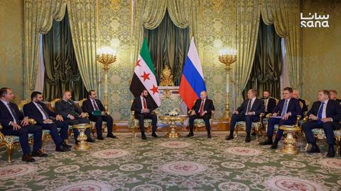 Tổng thống lâm thời Syria hội đàm với Tổng thống Nga 