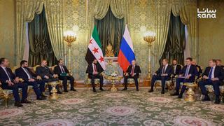 Tổng thống lâm thời Syria hội đàm với Tổng thống Nga