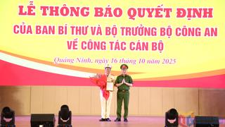 Thông báo quyết định của Ban Bí thư và Bộ trưởng Bộ Công an về công tác cán bộ Thông báo quyết định của Ban Bí thư và Bộ trưởng Bộ Công an về công tác cán bộ