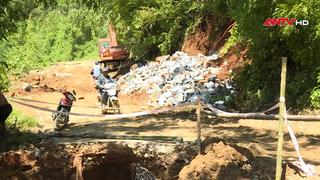 Nghệ An: Nhiều tuyến đường bị lũ cuốn trôi cần sớm được sửa chữa