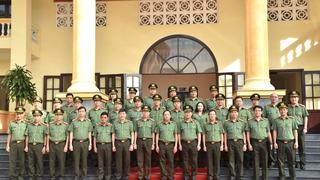 Thứ trưởng Đặng Hồng Đức làm việc tại trường Đại học Cảnh sát nhân dân