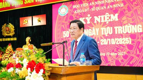Khoá D7 Học viện An ninh nhân dân kỷ niệm 50 năm ngày tựu trường