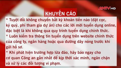 Giả mạo nhân viên ngân hàng lừa đảo tuyển dụng online