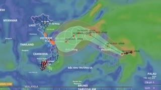 Cập nhật diễn biến bão Fengsheng 