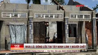 Mưa lớn, dông lốc tại Tây Ninh làm 1 người chết