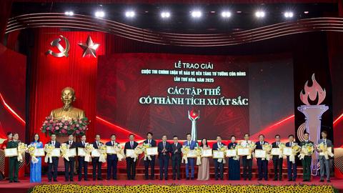 Trao giải Cuộc thi chính luận về bảo vệ nền tảng tư tưởng của Đảng lần thứ V năm 2025