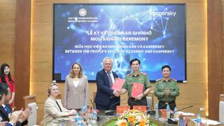 Học viện An ninh nhân dân ký kết Bản ghi nhớ hợp tác với Tập đoàn Kaspersky