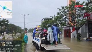 Bảo đảm an toàn tính mạng và tài sản của nhân dân vùng lũ