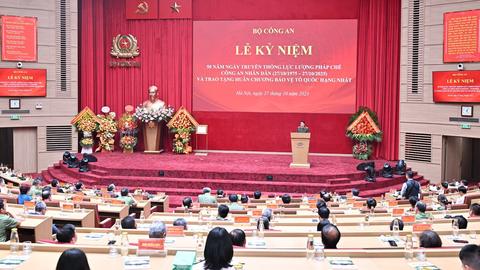 Lễ kỷ niệm 50 năm Ngày truyền thống lực lượng Pháp chế CAND