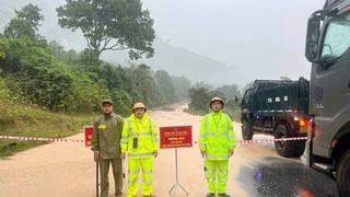 Điều tiết giao thông ứng phó mưa lũ 