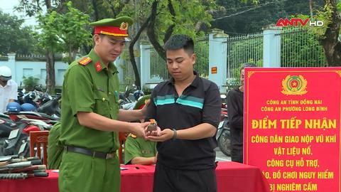 Công an tỉnh Đồng Nai phát động giao nộp vũ khí, vật liệu nổ và pháo
