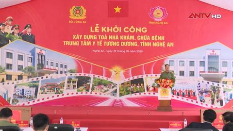 Khởi công công trình y tế, nhà ở người được bảo trợ tại Nghệ An