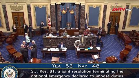 Thượng viện Mỹ thông qua dự luật nhằm chấm dứt thuế quan đối với Brazil