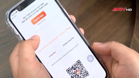 Hàng trăm nghìn lượt ủng hộ đồng bào lũ lụt qua VneID