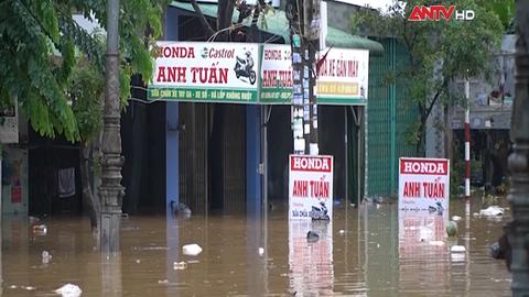 Quảng Ngãi: Mưa lớn khiến nhiều tuyến đường ngập sâu