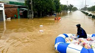 Lũ dâng trở lại ở Huế, lên nhanh ở Hà Tĩnh, Quảng Trị