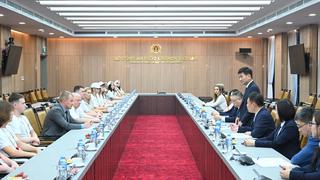 Gặp mặt Đoàn con cán bộ, chiến sĩ Bộ Nội vụ Liên bang Nga