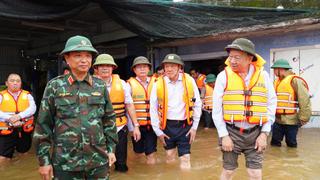Tổng Bí thư Tô Lâm kiểm tra công tác khắc phục hậu quả mưa lũ tại Huế