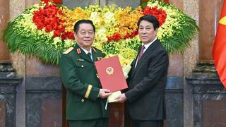 Chủ tịch nước trao quyết định bổ nhiệm Chủ nhiệm Tổng cục chính trị và thăng quân hàm Đại tướng, Thượng tướng