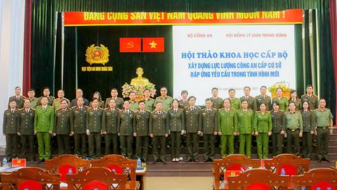 Xây dựng lực lượng Công an cấp cơ sở đáp ứng yêu cầu trong tình hình mới