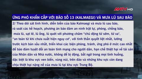 Ứng phó khẩn cấp với bão số 13 và mưa lũ sau bão