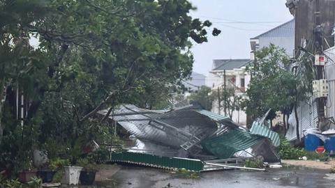 Bão số 13 đổ bộ đã gây nhiều thiệt hại