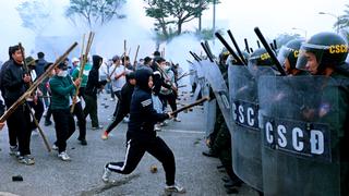 Công an Ninh Bình diễn tập phương án chống tập trung đông người, gây rối trật tự