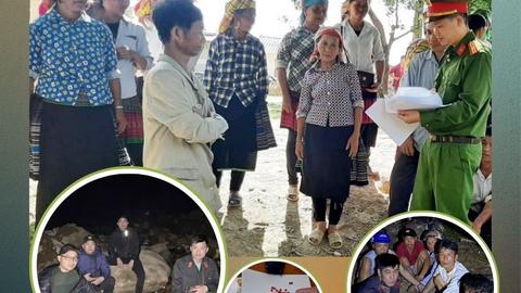 Công an xã Trạm Tấu quyết liệt đấu tranh với tội phạm ma túy