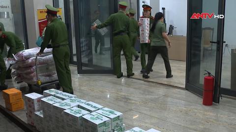 Bộ Công an tiếp nhận, vận chuyển hàng hóa cứu trợ người dân Gia Lai