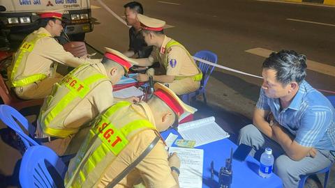 Quyết tâm kéo giảm vi phạm nồng độ cồn 