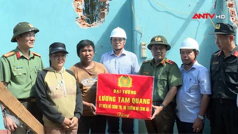 Bộ Công an hỗ trợ nhân dân tỉnh Gia Lai khắc phục hậu quả bão số 13