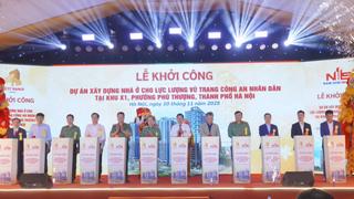 Đảm bảo tiến độ, chất lượng các dự án nhà ở cho lực lượng CAND  