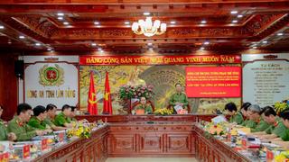 Thứ trưởng Phạm Thế Tùng làm việc tại Công an tỉnh Lâm Đồng