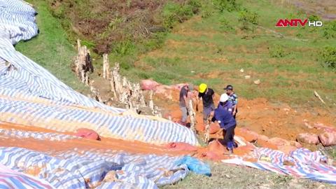 Bắt đầu xử lý sự cố nứt đập hồ thuỷ lợi Cay An